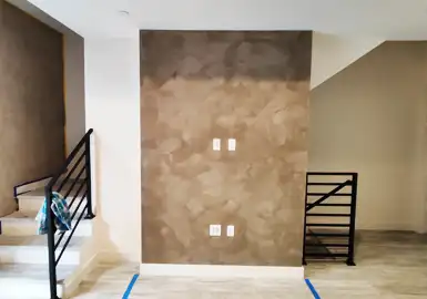 Limewash painting