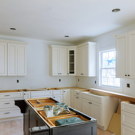 Hidden Hills cabinet painting, eco-friendly finishes with vibrant colors and lasting elegance.