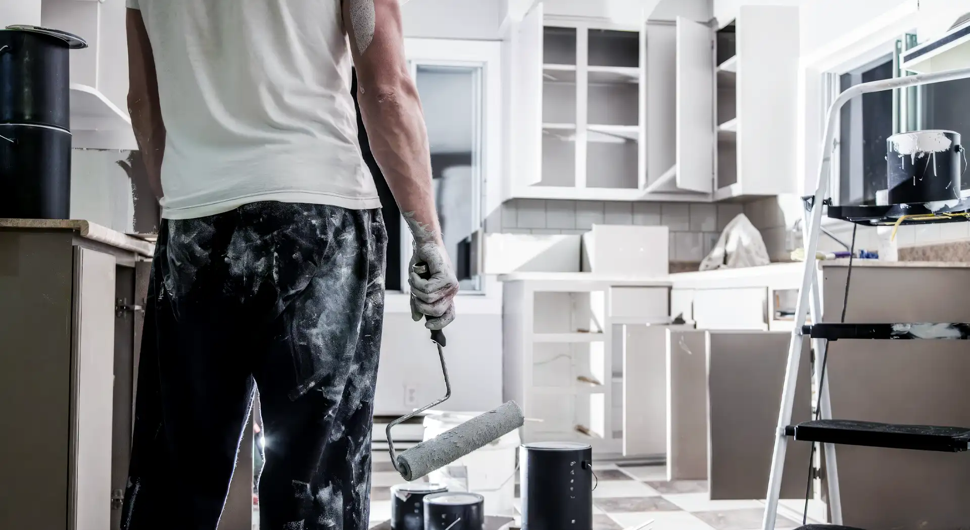 Kitchen cabinets painting