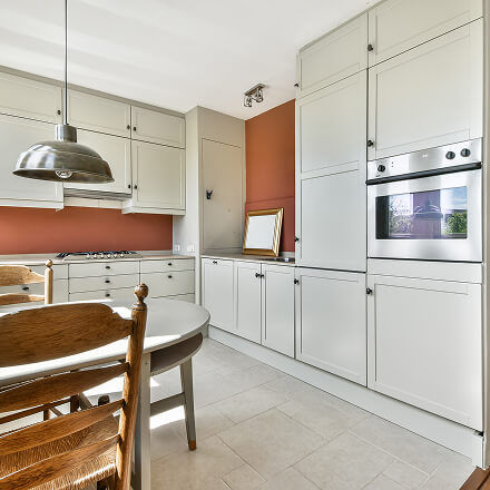 Transform your Sherman Oaks space with custom cabinet painting, offering a modern update that enhances both aesthetics and value.