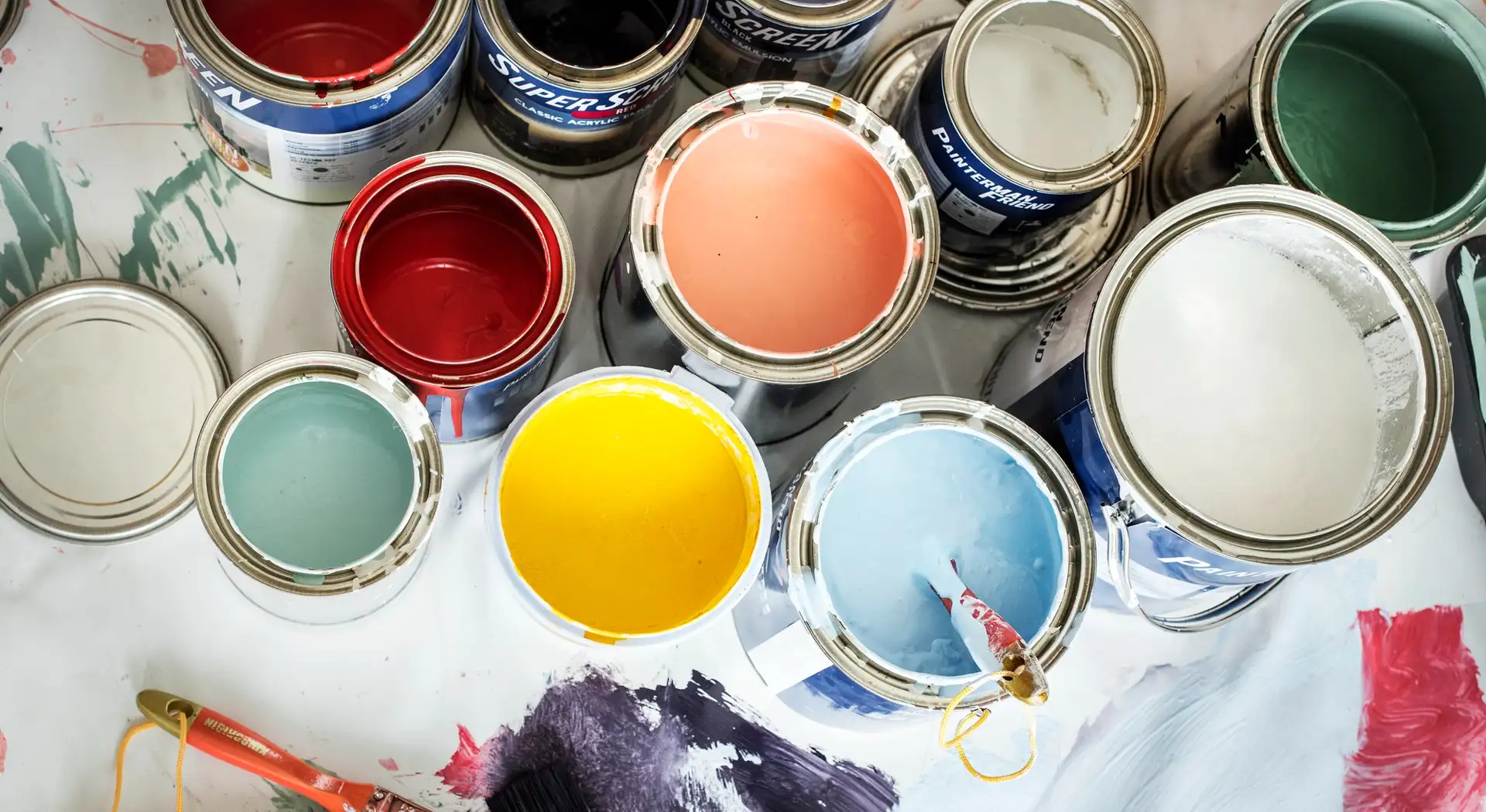 paint cans