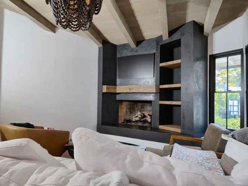 Fireplace Accent Wall Painting
